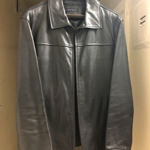 Banana republic mens leather jacket!!